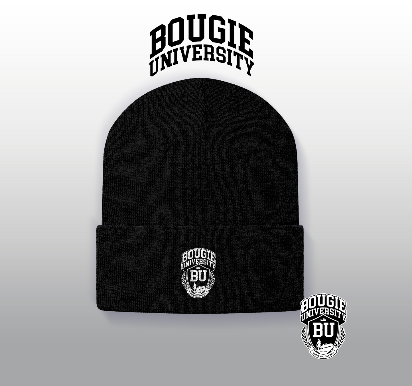 BU Black Beanie