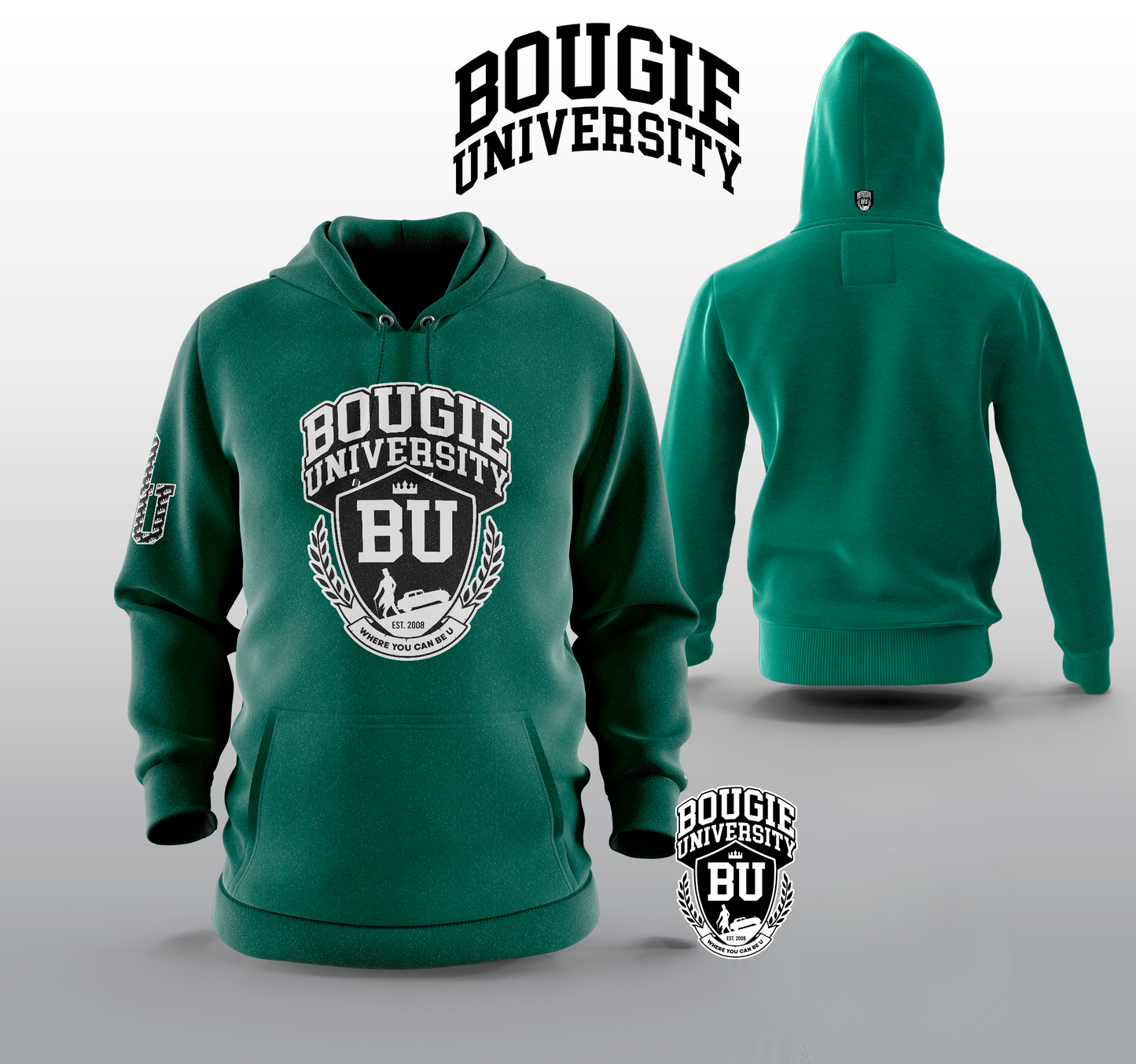 BU Men's Royal Blue Hoodie