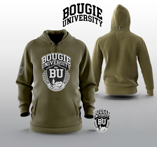 BU Men's Military Green Hoodie