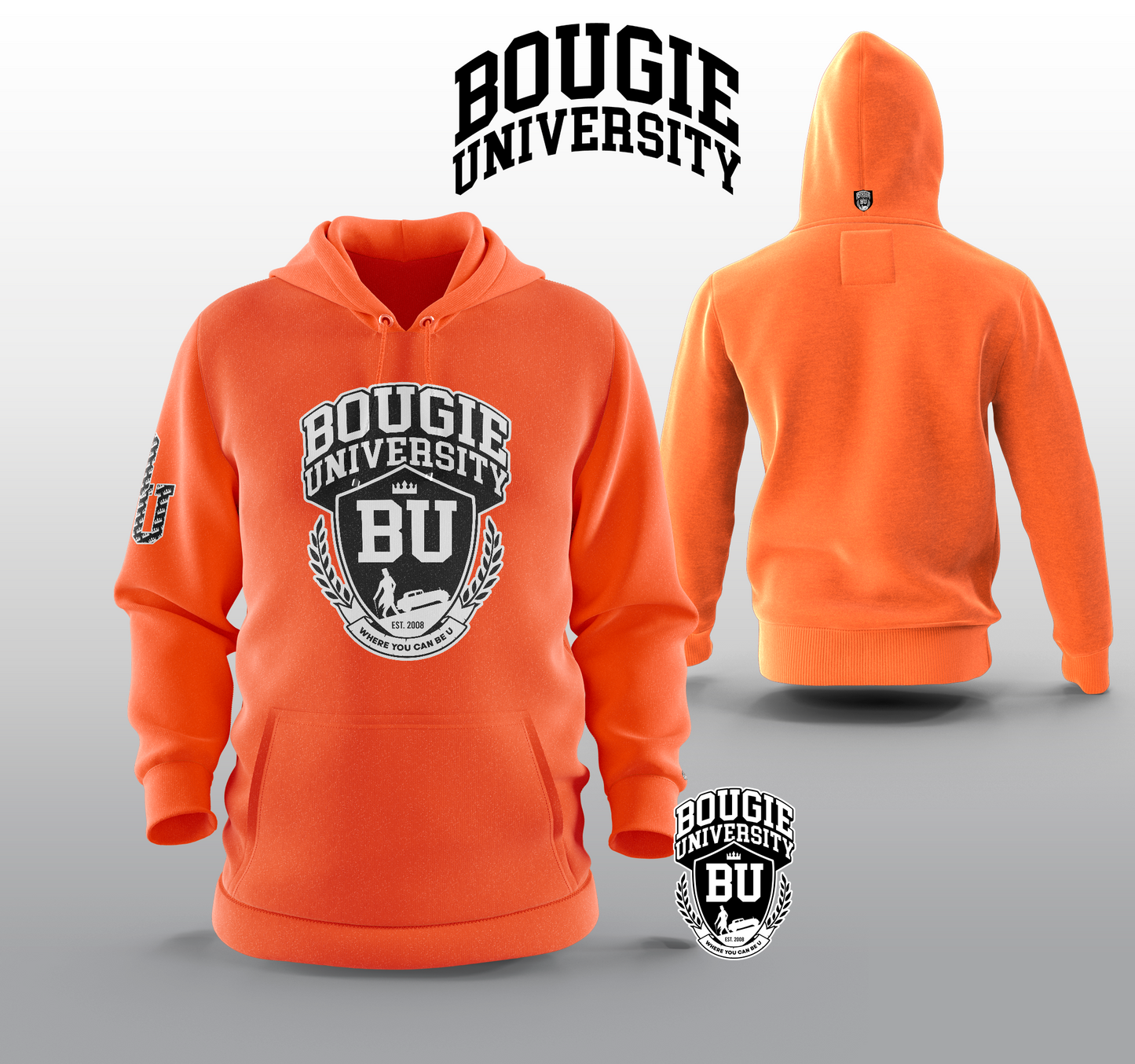 BU Men's Royal Blue Hoodie