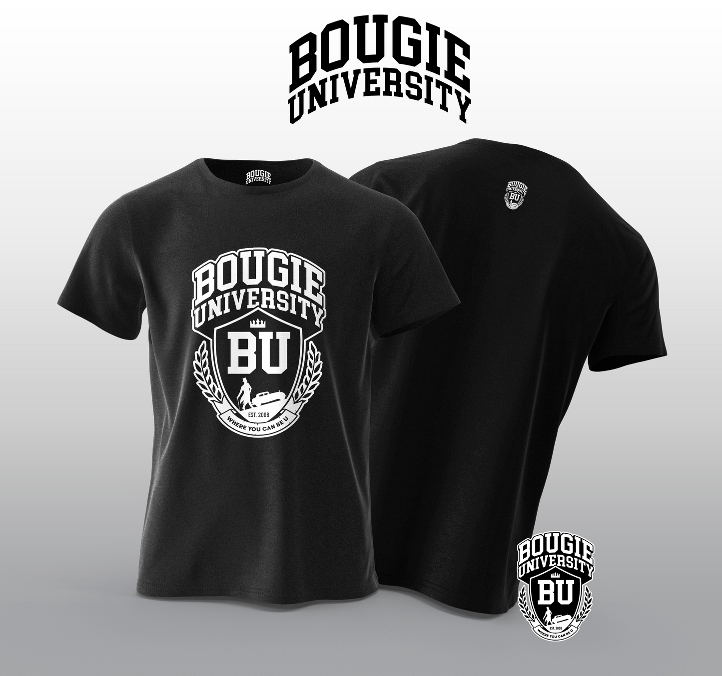 BU Men's Gray T-Shirt