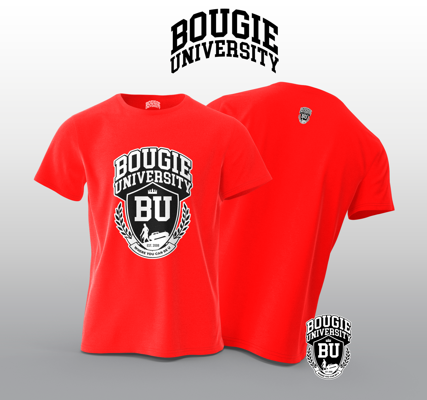 BU Men's Gray T-Shirt