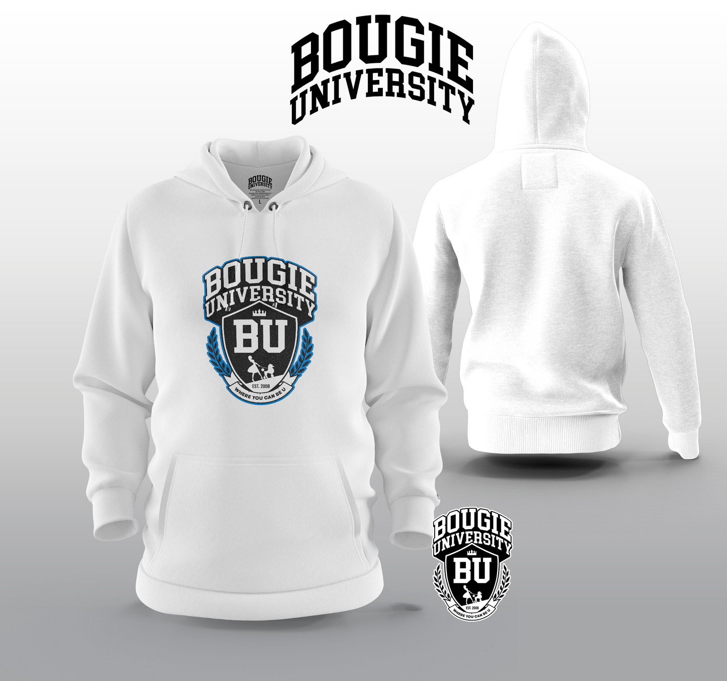 BU Women's Black Hoodie