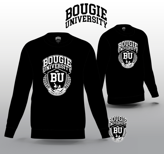 BU Women's Black Crew Sweater