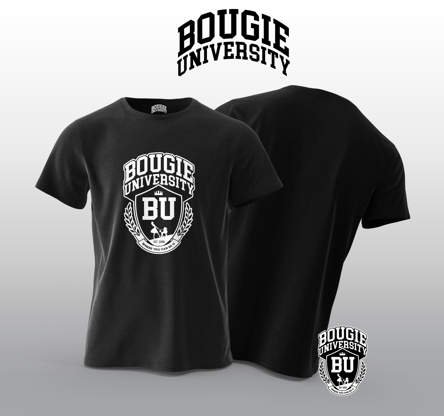 BU Women's Gray T-Shirt